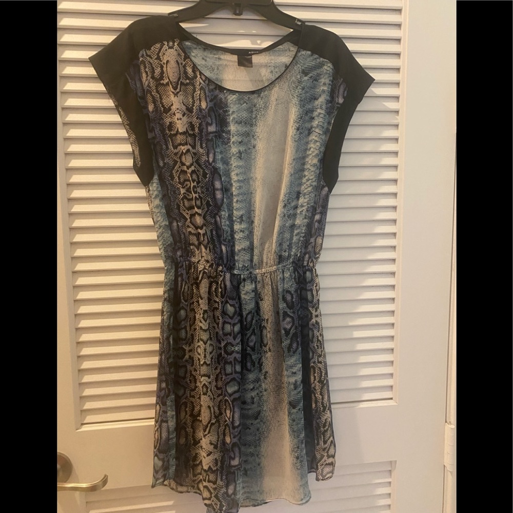 Aqua by Bloomingdale’s Snake Print Dress